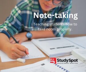 Note-taking is an essential skill in London.
